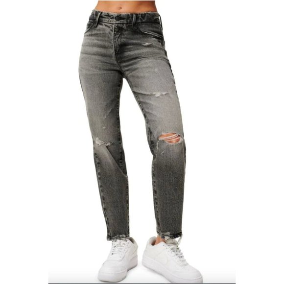 Good American Denim - NWT Good American Good Vintage in Light Black-Size 10